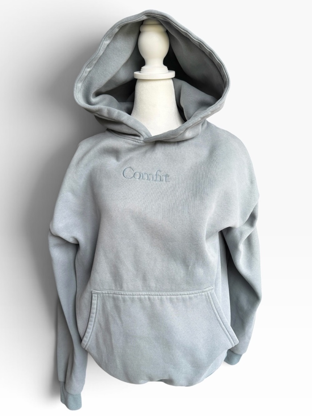 COMFRT Gray Slate Hoodie Sweatshirt Size M
